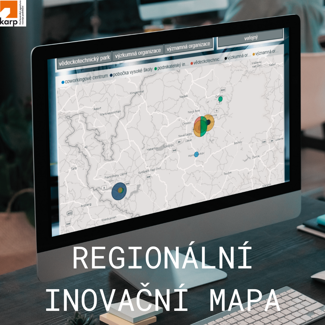 Inovační aktivity v Karlovarském kraji přehledně a interaktivně na jednom místě